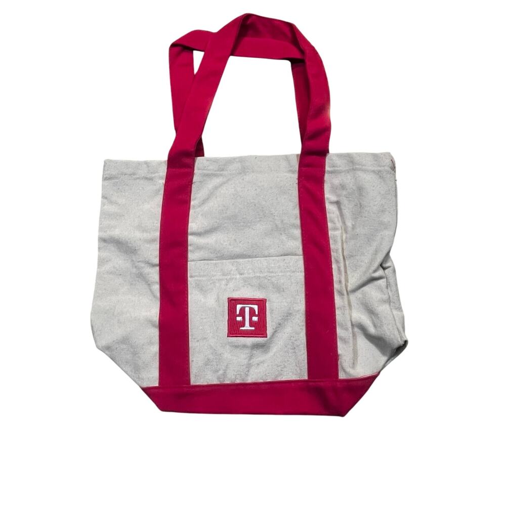 T Mobile Magenta Logo Canvas Tote‎ Bag Corporate Promo Small